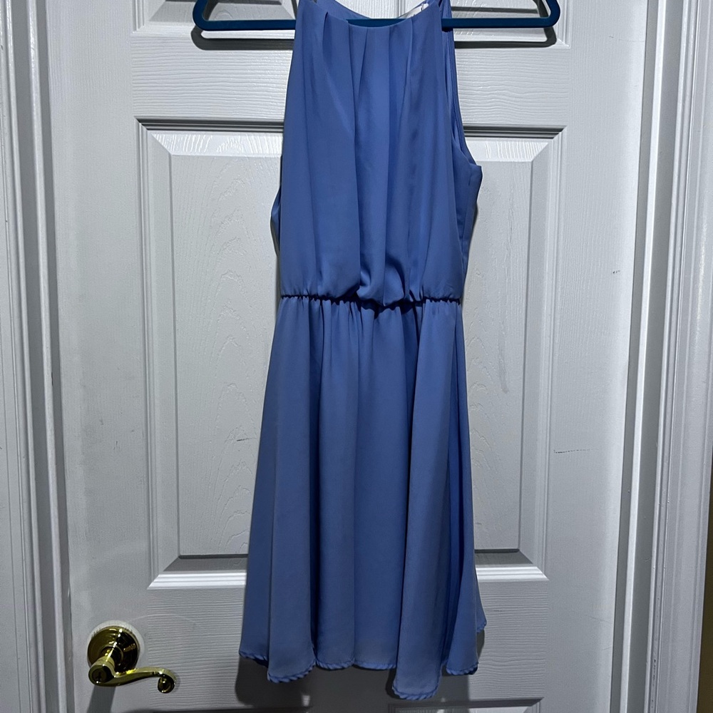 Lush juniors light blue dress, size M